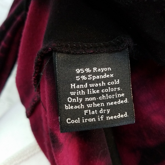 Rock & Republic Wrap,Tie Dye,Long Sleeve Top - Picture 4 of 4